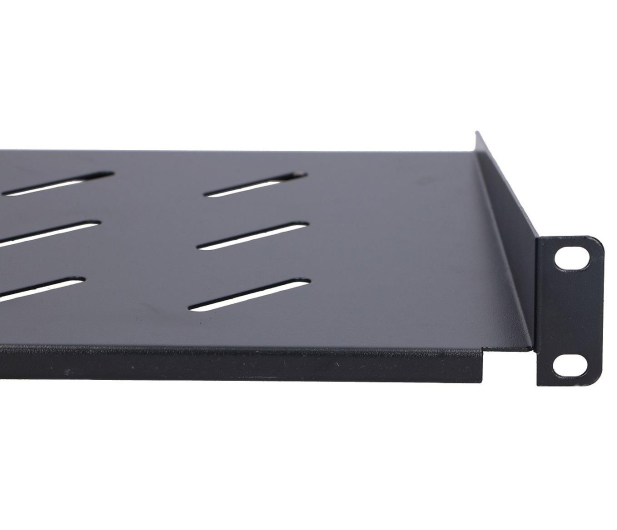 ExtraLink Półka do szaf wiszących 19" 250MM 1U (czarna) - 492982 - zdjęcie 5